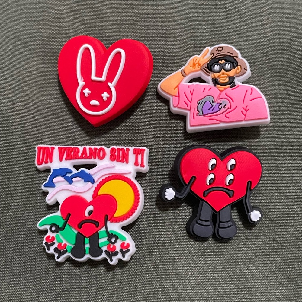 Bad Bunny croc charms